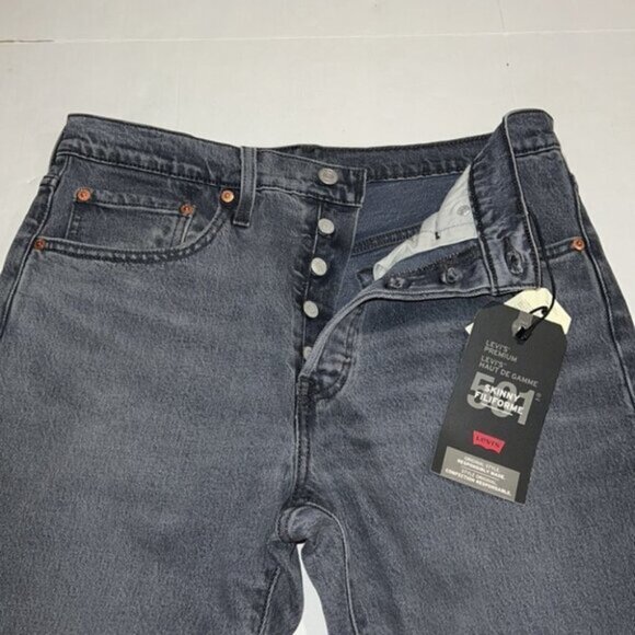 LEVI’S woman 501 Skinny in Dark Side Of The Moon size 30 - Picture 6 of 14